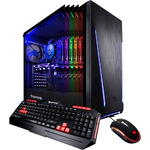 iBUYPOWER - Gaming Desktop - AMD Ryzen 3-Series - 8GB Memory - NVIDIA GeForce GTX 1650 - 1TB Hard Drive + 240GB Solid State Drive - Black-Front_Standard 