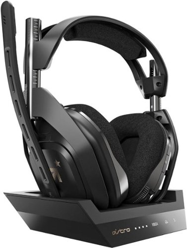 Astro Gaming - A50 + Base Station RF Wireless Over-the-Ear Headphones for Xbox Series X|S, Xbox One, PC, and Mac - Black