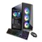 iBUYPOWER - SlateMR Gaming Desktop - Intel i7 11700F - 16GB Memory - AMD Radeon RX 6600 8GB - 480SSD+1TB HDD - Black-Front_Standard