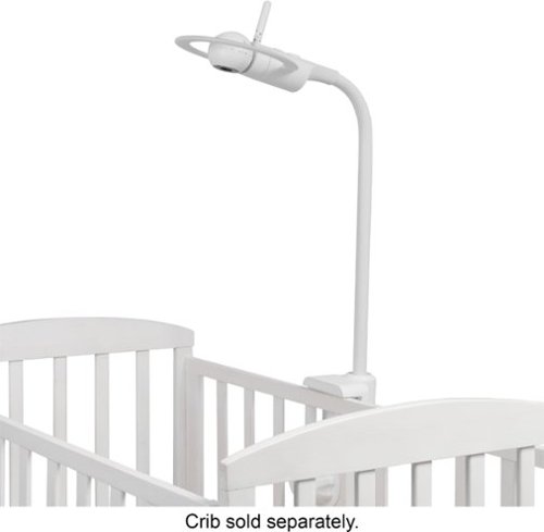 Motorola - Halo+ Video Baby Monitor with Wi-Fi camera and 4.3" Screen - White-Front_Standard 