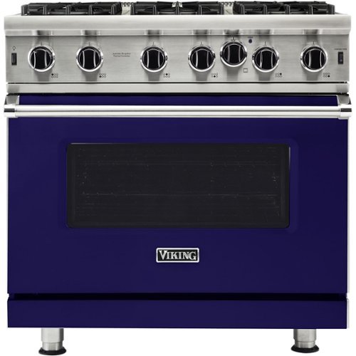 Viking - Professional 5 Series 5.1 Cu. Ft. Freestanding Gas Convection Range - Cobalt Blue-Front_Standard 