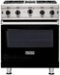 Viking - Professional 5 Series 4.0 Cu. Ft. Freestanding Gas Convection Range - Black-Front_Standard