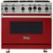 Viking - Professional 5 Series 5.1 Cu. Ft. Freestanding Gas Convection Range - Apple red-Front_Standard