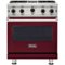 Viking - Professional 5 Series 4.0 Cu. Ft. Freestanding Gas Convection Range - Burgundy-Front_Standard