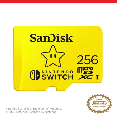 SanDisk 256GB microSDXC UHS-I Memory Card for Nintendo Switch 1 BUY IN MIDDLE EAST