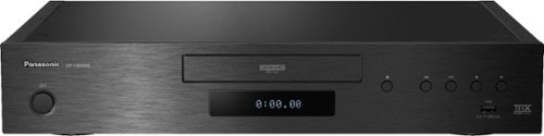 Panasonic - Streaming 4K Ultra HD Hi-Res Audio with Dolby Vision THX Certified 7.1 Channel DVD/CD/3D Wi-Fi Built-In Blu-Ray Player - Black