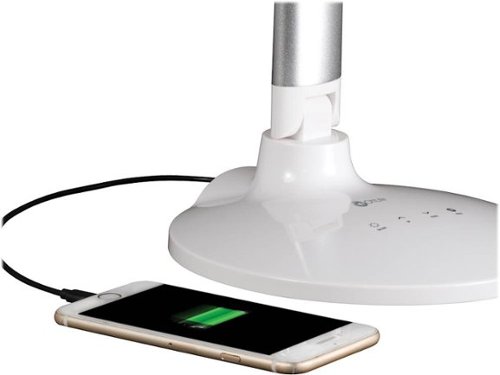 OttLite Command LED Desk Lamp with Amazon Alexa and Google Home Voice Assistant - Silver HOW TO BUY