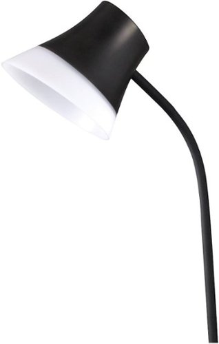 OttLite Shine LED Desk Lamp with Wireless Charging - Brown GLOBAL SHIPPING