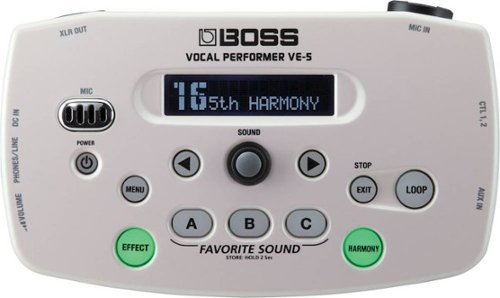 BOSS Audio - VE-5 Vocal Effects Processor - White