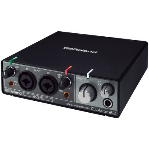 Roland USB Audio Interface Black COMRUBIX22 - Best Buy