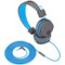 JLab - Neon On-Ear Headphones - Blue/Graphite-Front_Standard