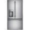GE - 22.2 Cu. Ft. French Door Counter-Depth Refrigerator-Front_Standard