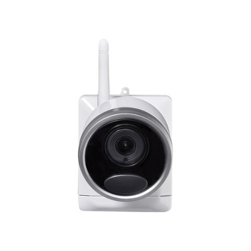 Lorex - Indoor/Outdoor 1080p Wire Free Surveillance Camera - White-Front_Standard 