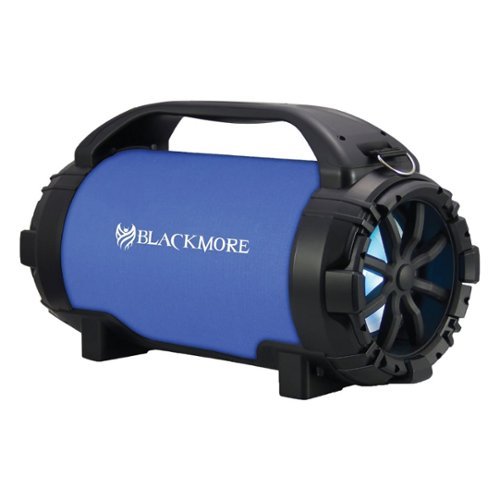 Blackmore - BTU-5001 Portable Bluetooth Speaker - Blue-Front_Standard 