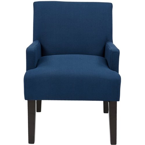 WorkSmart - Main Street Contemporary Woven Armchair - Indigo-Front_Standard 