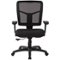 WorkSmart - SPX Series 5-Pointed Star Fabric Office Chair - Black-Front_Standard
