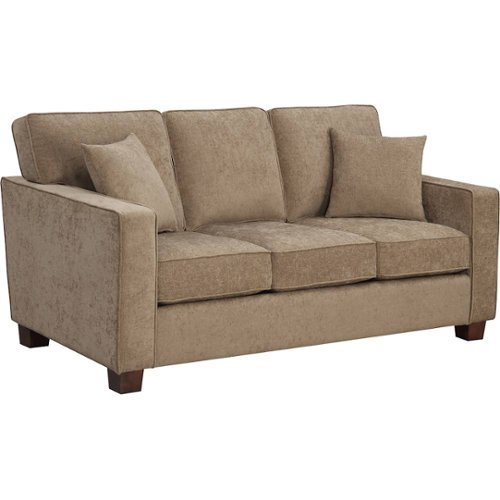 AveSix - Russel 3-Seat Fabric Sofa - Earth