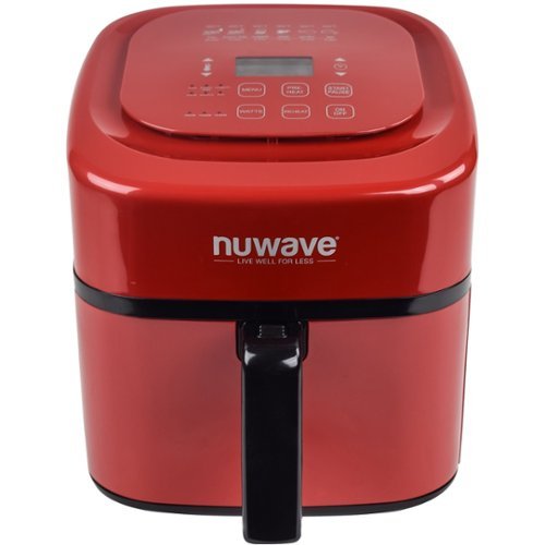 NuWave - 6qt Air Fryer - Red-Front_Standard 
