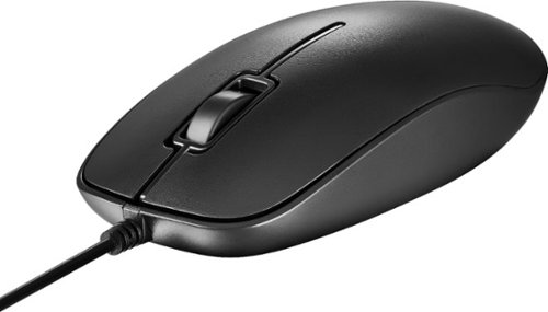 Insignia™ Wired Optical Mouse - Wired - Black GLOBAL SHIPPING