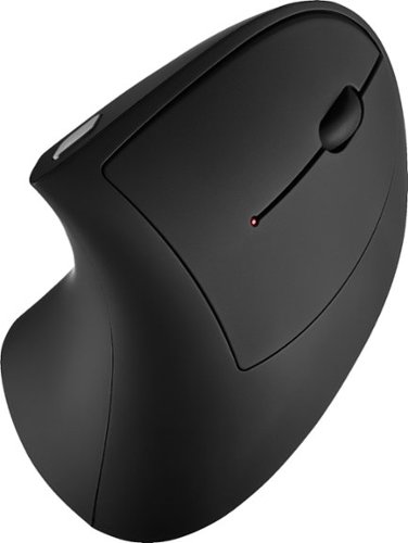  Insignia™ - Vertical Ergonomic Wireless Optical Mouse - Black