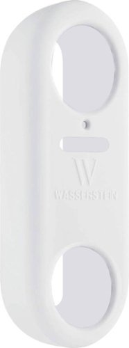  Wasserstein - Protective Silicone Skin for Nest Hello Video Doorbell - White