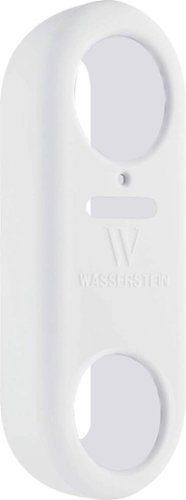 Wasserstein - Protective Silicone Skin for Nest Hello Video Doorbell - White-Angle_Standard 