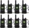 Cobra - MicroTALK 23-Mile, 22-Channel FRS/GMRS 2-Way Radios (8-Pack) - Black-Angle_Standard