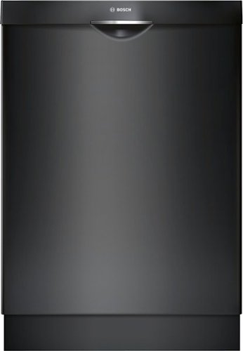  Bosch - 100 Series 24&quot; Tall Tub Built-In Dishwasher with Stainless-Steel Tub - Black