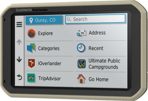 Garmin Overlander GPS with Built-In Bluetooth - Gray WORLDWIDE DELIVERY