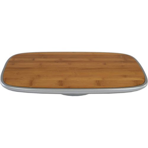 Uncaged Ergonomics - BASE+ Active Standing Desk Balance Board - Silver/Bamboo
