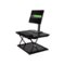 Uncaged Ergonomics - CHANGEdesk MDF Standing Desk Converter With Adjustable Height - Black-Front_Standard