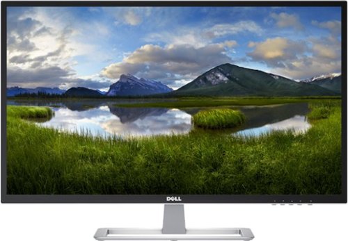 Dell - Geek Squad Certified Refurbished D3218HN 32" IPS LED FHD Monitor - Black/Silver