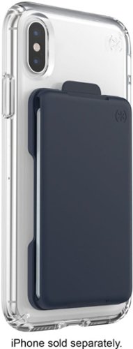 Speck LootLock Stick-On Wallet for Most Smartphones - Eclipse Blue WORLDWIDE DELIVERY