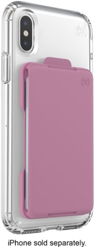 Speck LootLock Stick-On Wallet for Most Smartphones - Deja Vu Pink WORLDWIDE DELIVERY