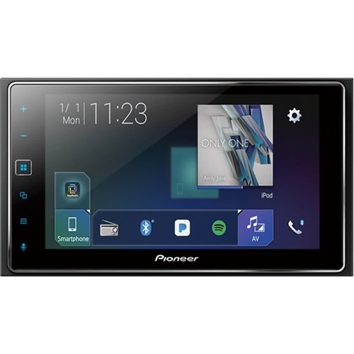  Pioneer - 7&quot; - Apple® CarPlay™ - Built-in Bluetooth - In-Dash Digital Media Receiver - Black