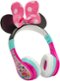 eKids - Minnie Mouse Wireless Over-the-Ear Headphones - Pink-Front_Standard 