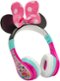 eKids - Minnie Mouse Wireless Over-the-Ear Headphones - Pink-Front_Standard