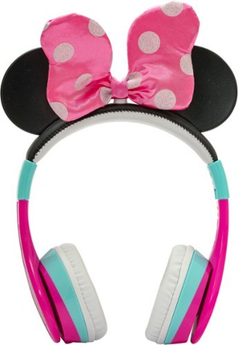 eKids Minnie Mouse Wireless Over-the-Ear Headphones - Pink WORLDWIDE DELIVERY