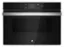 Front. JennAir - NOIR 24" Built-In Single Electric Convection Wall Oven - Floating Black Glass.