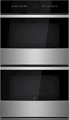 JennAir - NOIR 30" Built-In Double Electric Convection Wall Oven - Floating glass black