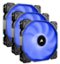 CORSAIR - Air Series LED AF120 (2018) 120mm Case Cooling Fan Kit - Blue-Front_Standard