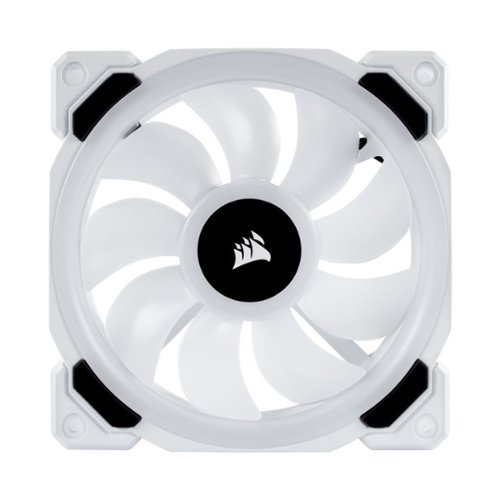 CORSAIR - LL Series LL120 RGB Dual Light Loop 120mm Case Cooling Fan with RGB Lighting - White
