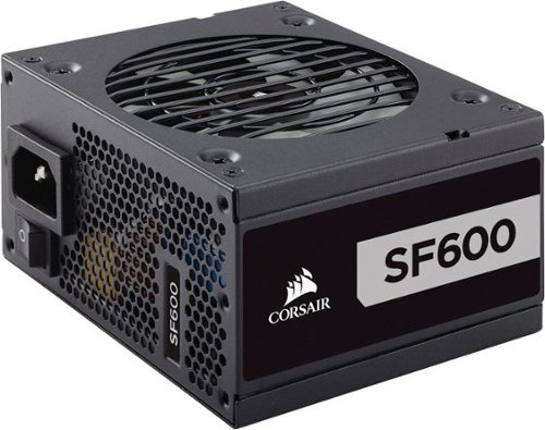 CORSAIR - SF Series 600W ATX12V 2.4/EPS12V 2.92 /SFX12V 80 Plus Platinum Modular Power Supply - Black