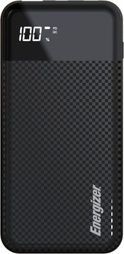  Energizer - ULTIMATE 10,000 mAh Portable Charger for Most USB-Enabled Devices - Black