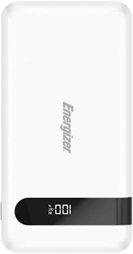 Energizer - HIGHTECH 10,000 mAh Portable Charger for Most USB-Enabled Devices - White-Front_Standard 