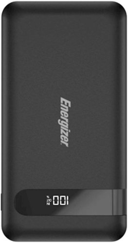  Energizer - HIGHTECH 10,000 mAh Portable Charger for Most USB-Enabled Devices - Black