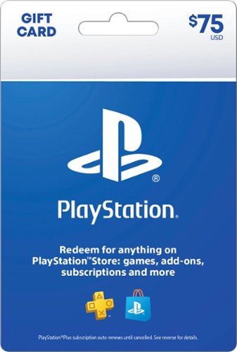 Sony - PlayStation Store $75 Gift Card