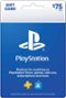 Sony - $75 PlayStation Store Gift Card-Front_Standard