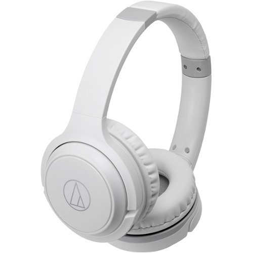 Audio-Technica - ATH S200BT Wireless Over-the-Ear Headphones - White