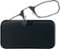 ThinOptics - Headline 2.0 Strength Glasses with Universal Pod - Black-Front_Standard